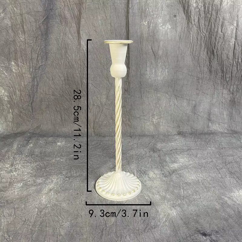 Ljusstake i Klassisk Metallisk Design – 5 Storlekar & 4 Färger