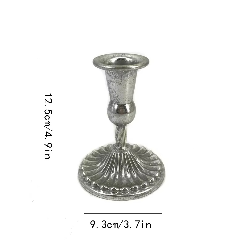 Ljusstake i Klassisk Metallisk Design – 5 Storlekar & 4 Färger