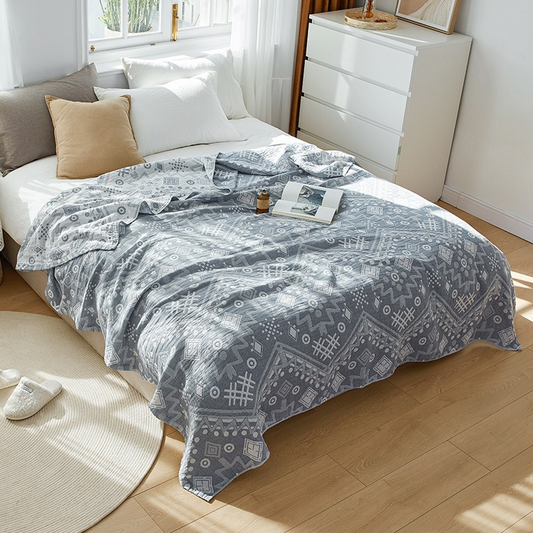 Filt i Bomull – Lätt Sängöverkast & Pläd i Flera Färger