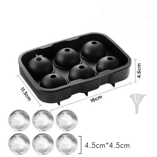 Silikonform för Runda Iskulor – 6 eller 8 fack