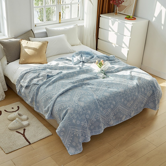 Filt i Bomull – Lätt Sängöverkast & Pläd i Flera Färger