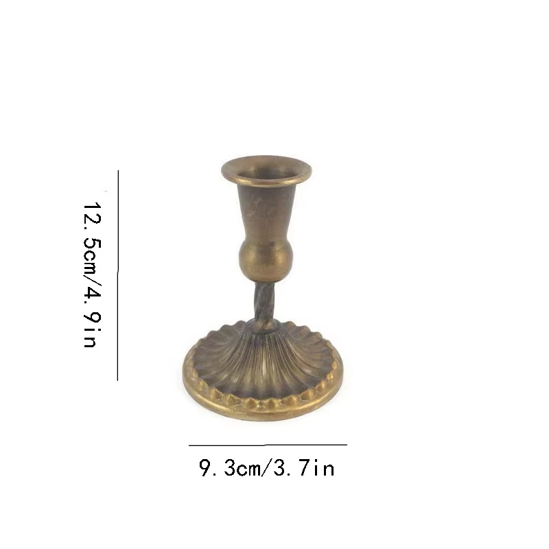 Ljusstake i Klassisk Metallisk Design – 5 Storlekar & 4 Färger
