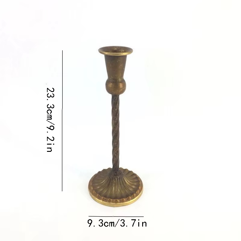 Ljusstake i Klassisk Metallisk Design – 5 Storlekar & 4 Färger