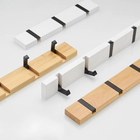 Väggkrok i Trä med Fällbara Krokar