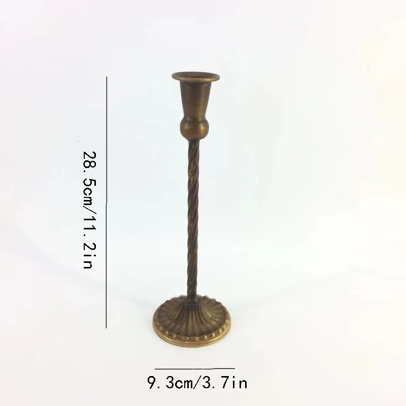 Ljusstake i Klassisk Metallisk Design – 5 Storlekar & 4 Färger