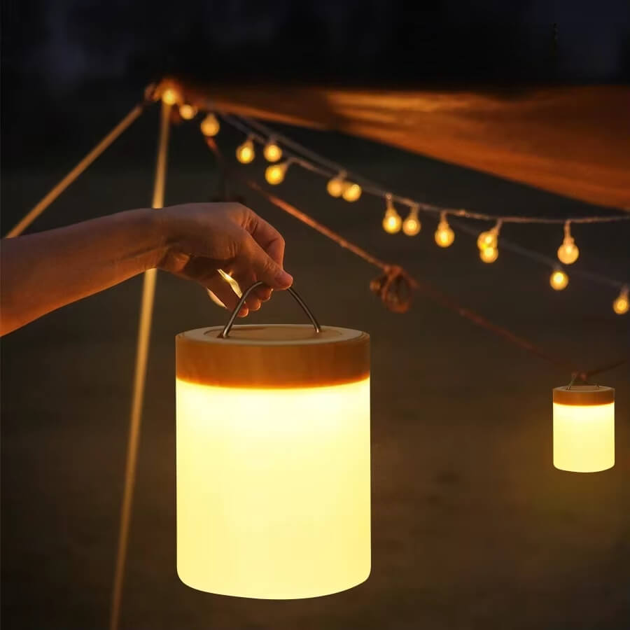 Elegant Bärbar Touchlampa