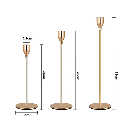 Exklusivt 3-pack Ljusstakar