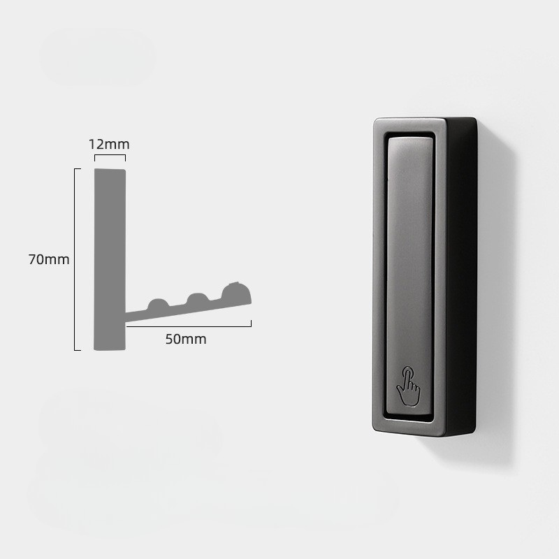Fällbar Väggkrok i Metall – Platsbesparande Förvaring