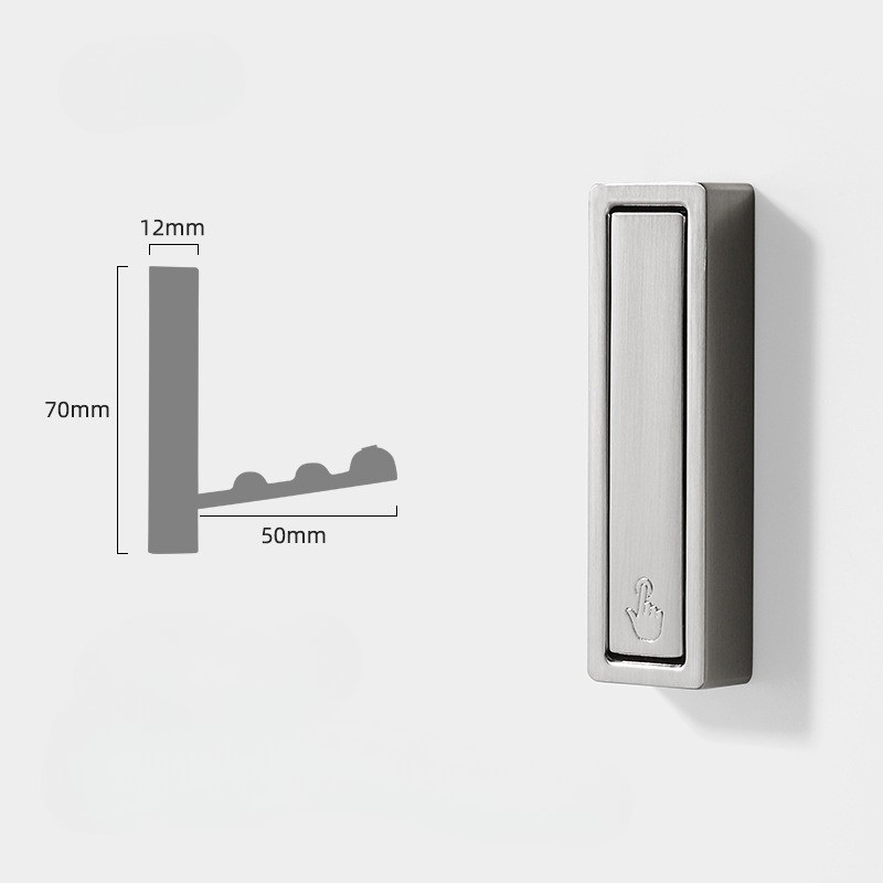 Fällbar Väggkrok i Metall – Platsbesparande Förvaring