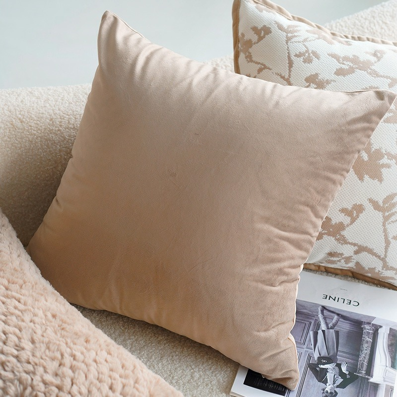 Kuddfodral i Beige & Bruna Toner 45 x 45 cm – Stilfulla Prydnadskuddar i Modern Design