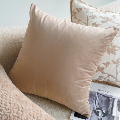 Kuddfodral i Beige & Bruna Toner 45 x 45 cm – Stilfulla Prydnadskuddar i Modern Design