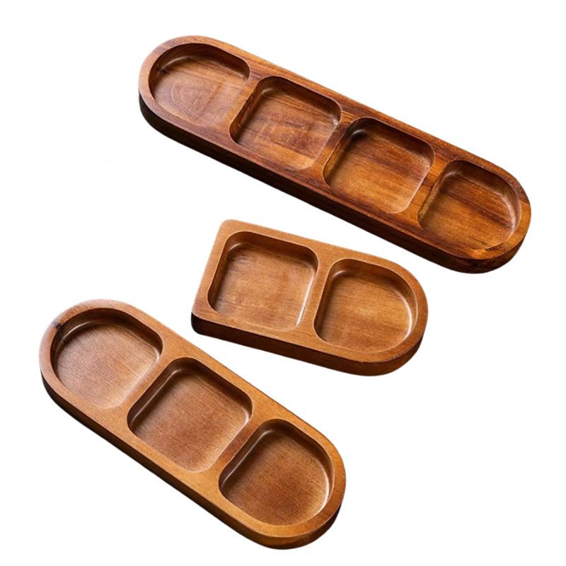 Eleganta Träskålar i Natur Design