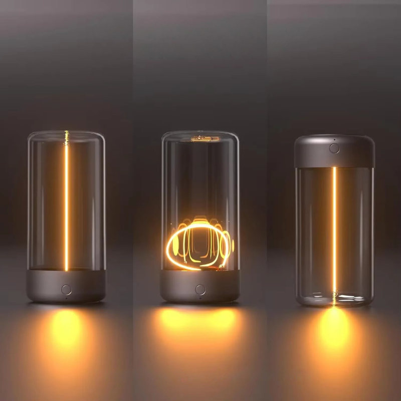 Magnetisk LED-lampa med Touch och Dimbart Ljus