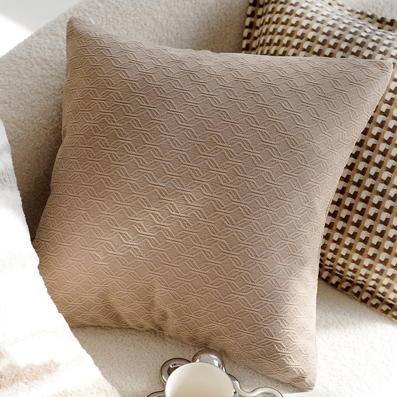 Kuddfodral i Beige & Bruna Toner 45 x 45 cm – Stilfulla Prydnadskuddar i Modern Design
