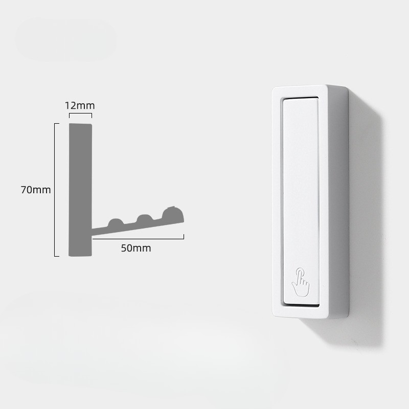 Fällbar Väggkrok i Metall – Platsbesparande Förvaring